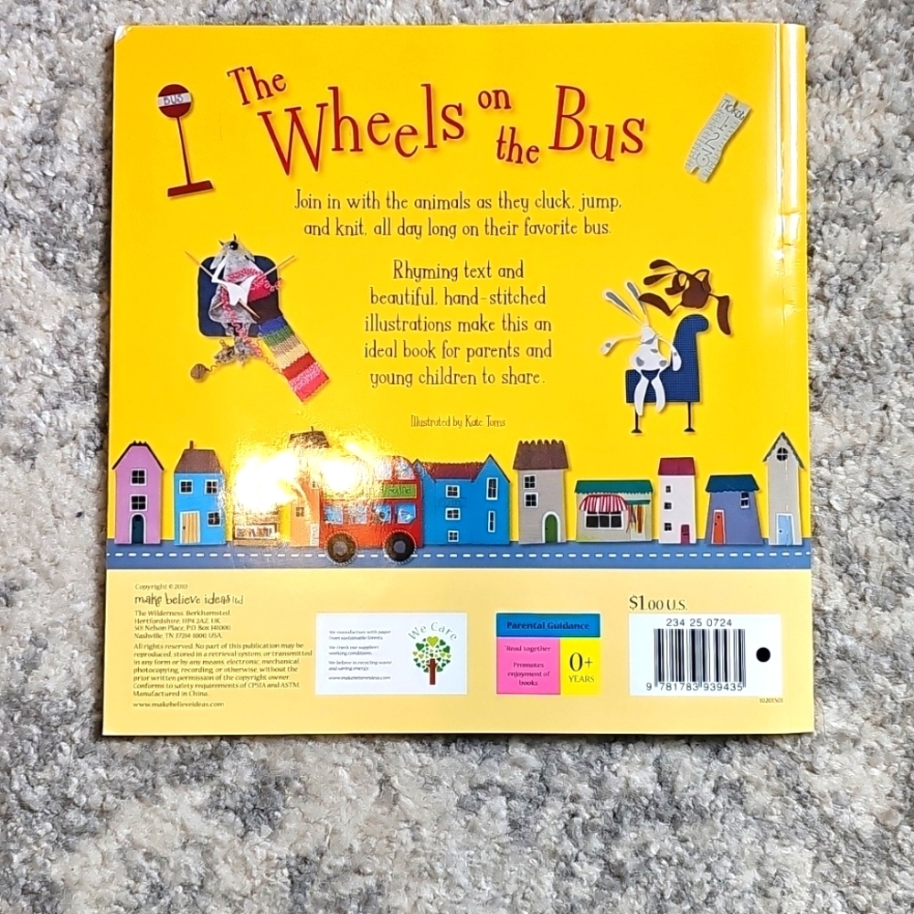 The Wheels on the Bus Kids Book - Picture 3 of 3